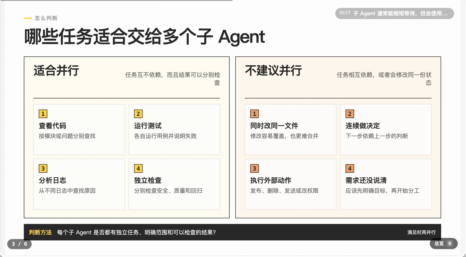 适合并行和不建议并行的任务类型