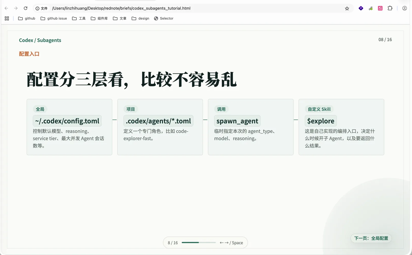 子 Agent 的配置分层