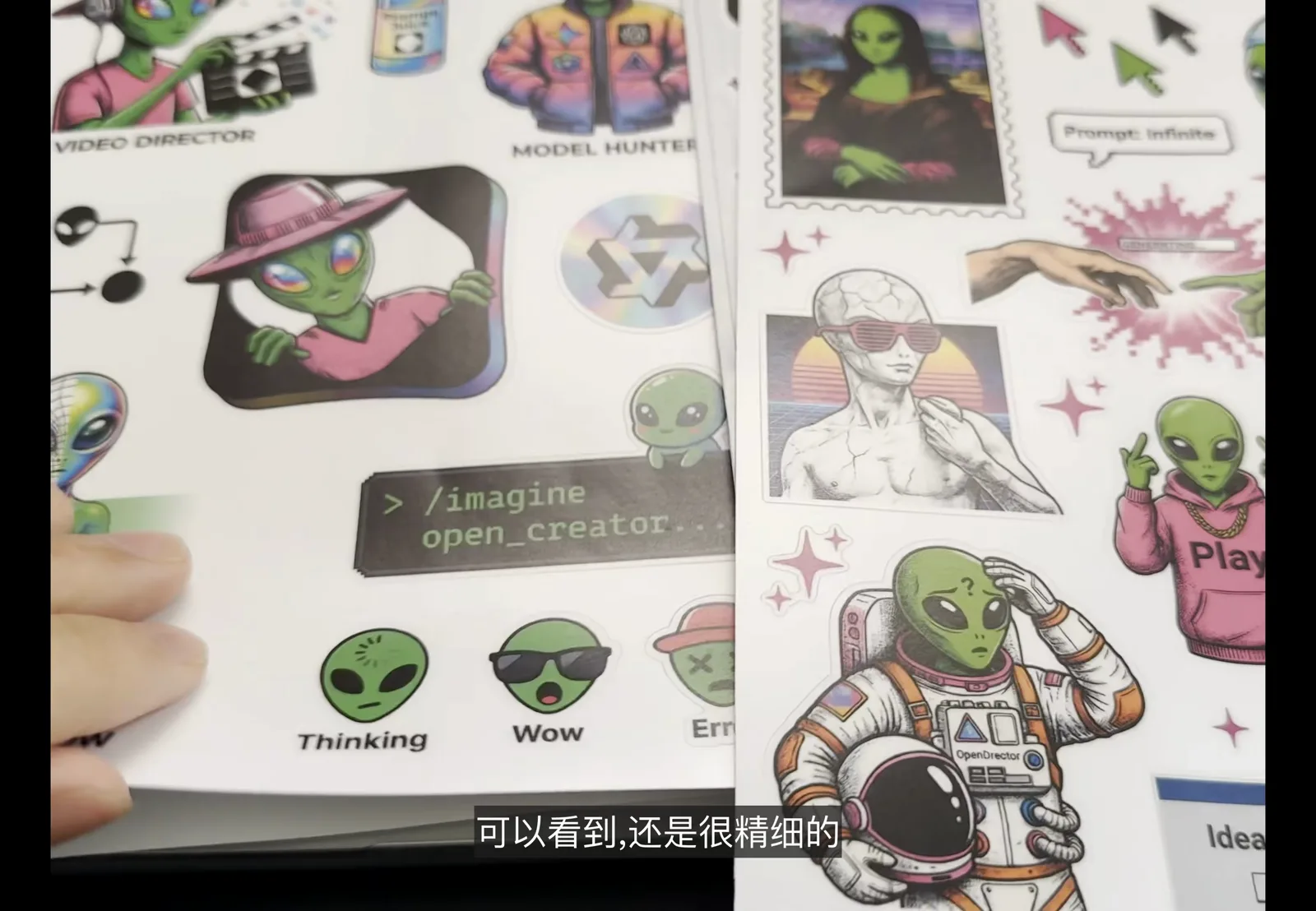 贴纸的精细度和小元素裁切