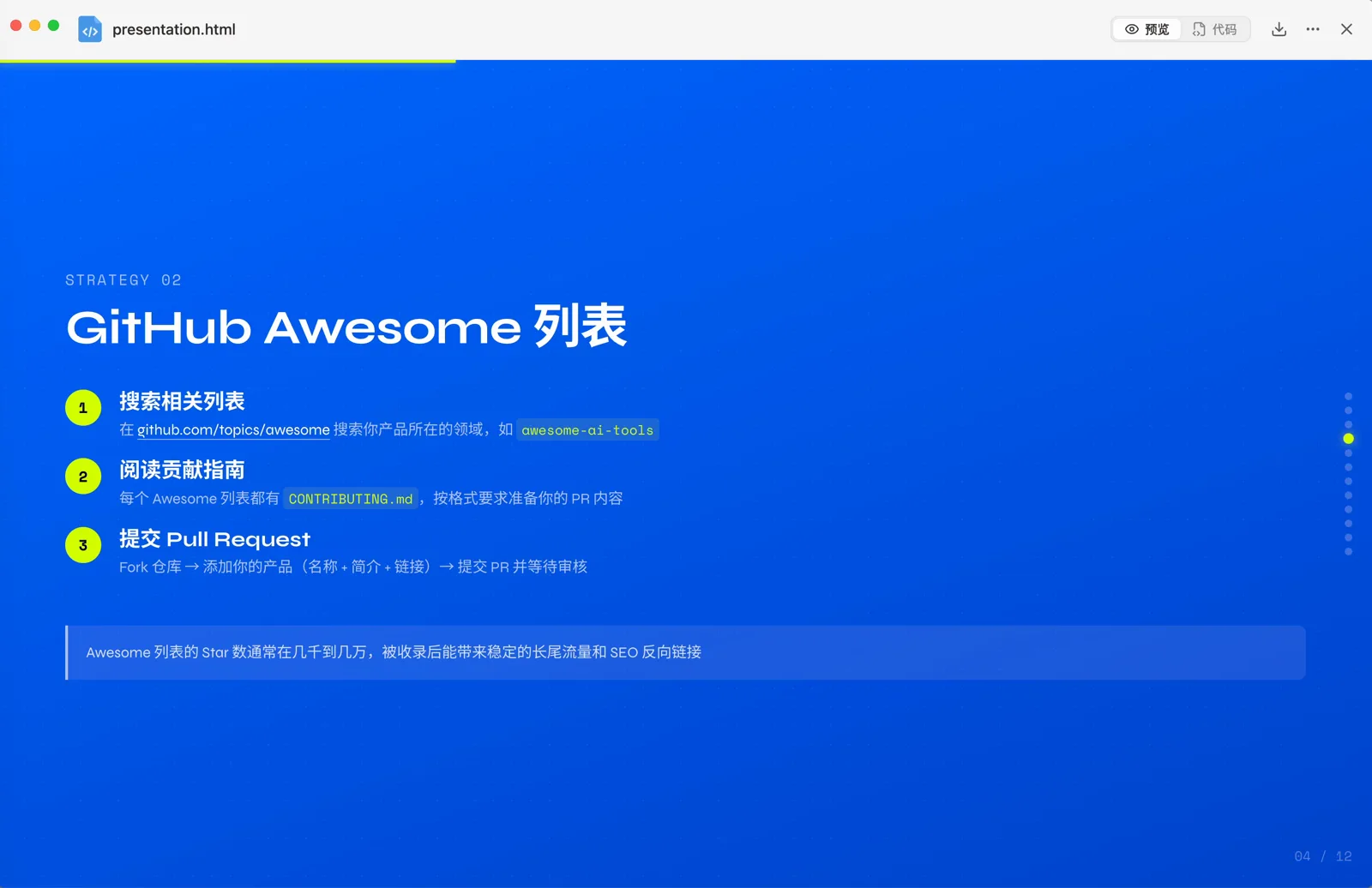GitHub Awesome 列表的投稿流程