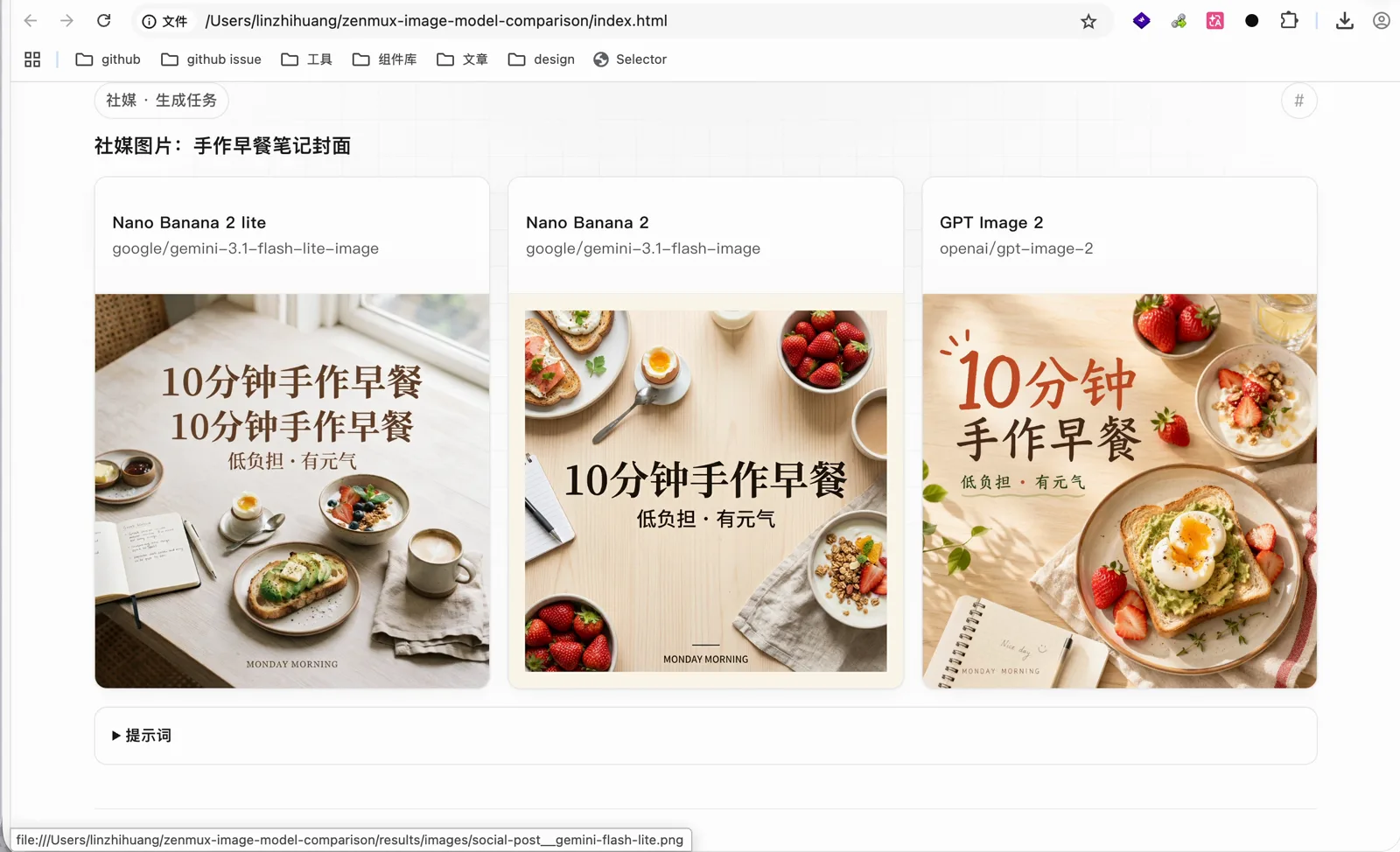 社媒笔记封面场景，Lite 把标题生成了两次