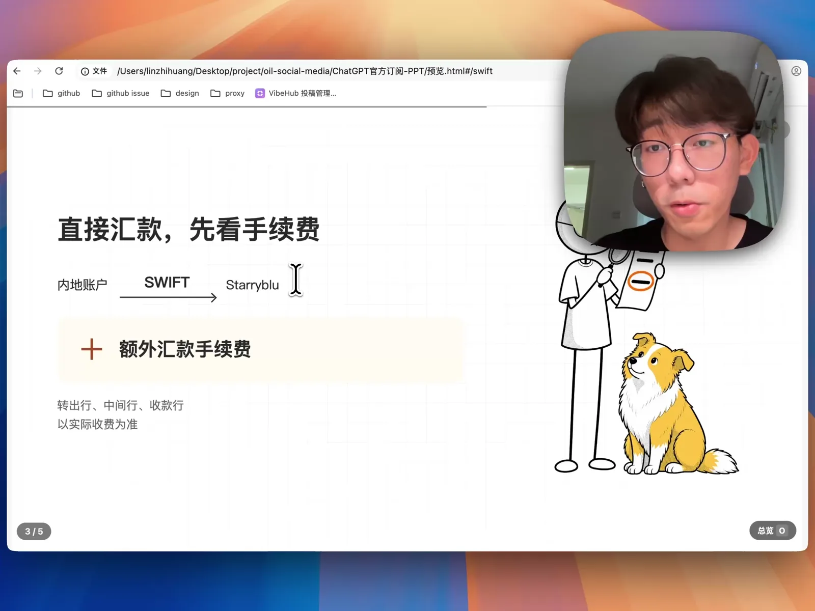 从内地账户通过 SWIFT 直接向 Starryblu 汇款会产生额外手续费