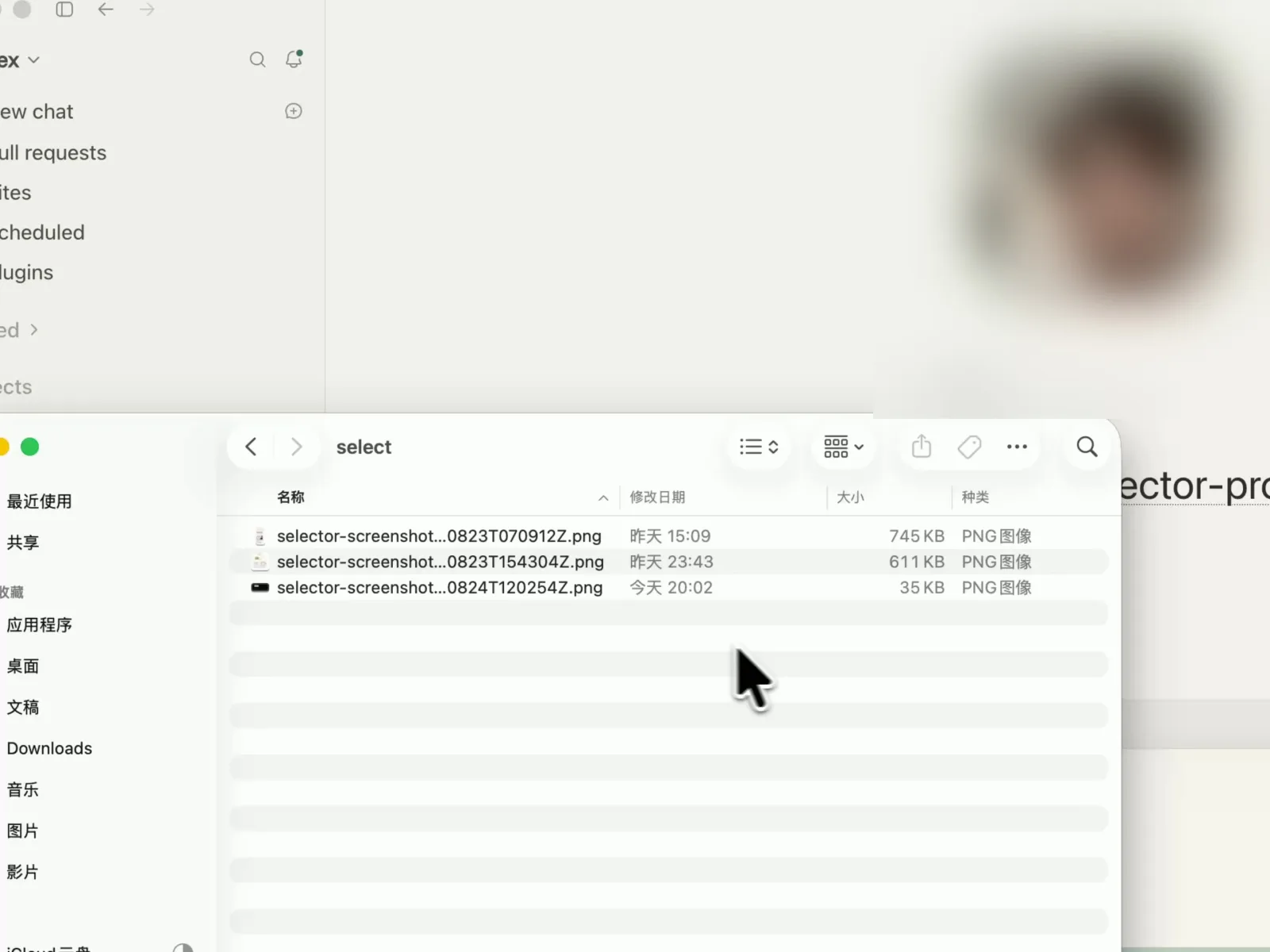 Selector Pro 通过 Command+I 下载与元素对应的页面图片