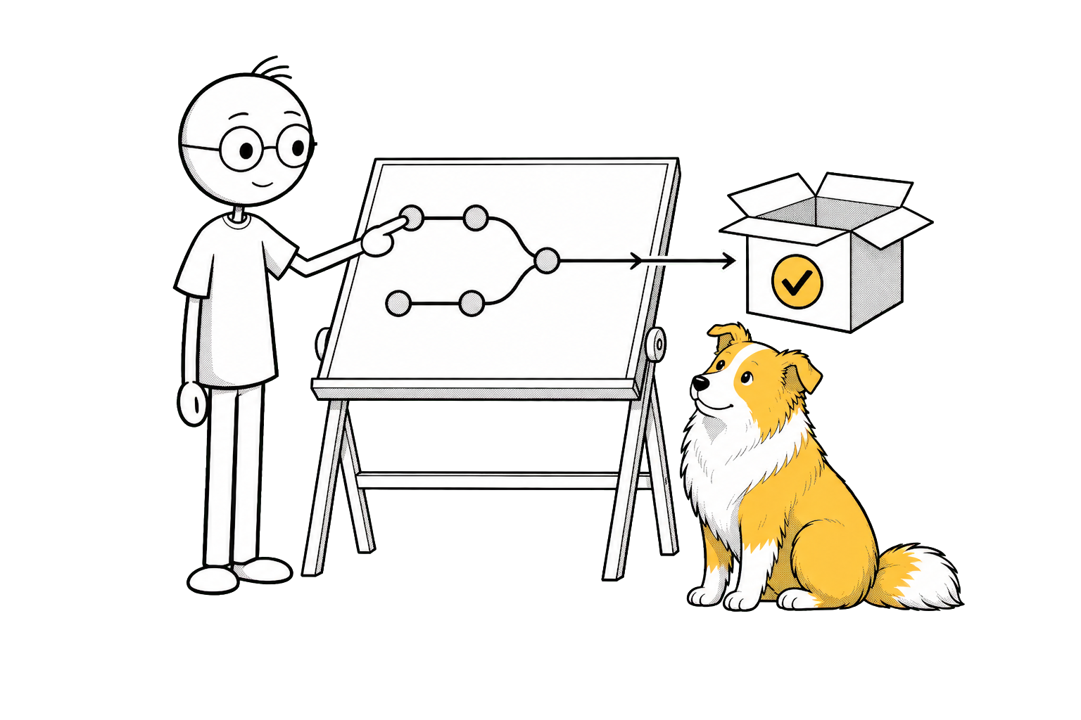 git-ship 插画